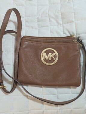 Michael Kors Crossbody Bag, Small - Brown Leather